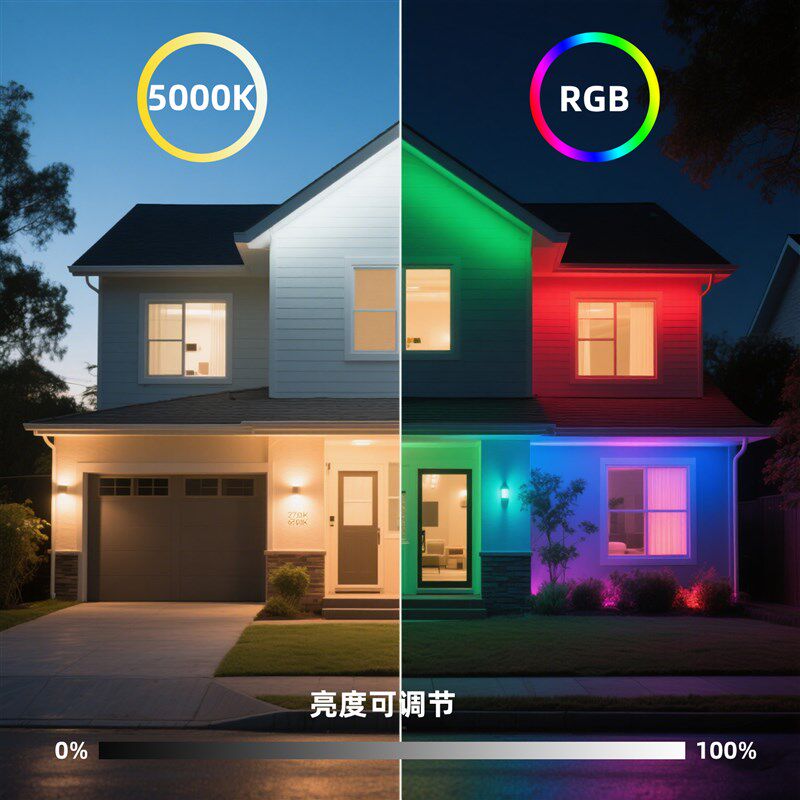 led全彩遥控洗墙灯户外防水七彩射灯楼体外墙亮化工程RGBW氛围灯