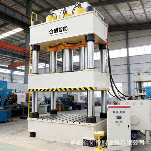 400t三梁四柱压力机多缸同步液压机板材成型油压机可定制