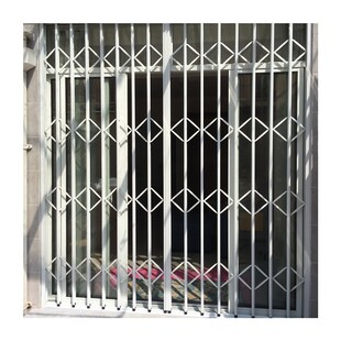 上海定做铝合金推拉防盗窗 新款儿童安全防护栏拉闸门 包测量安装
