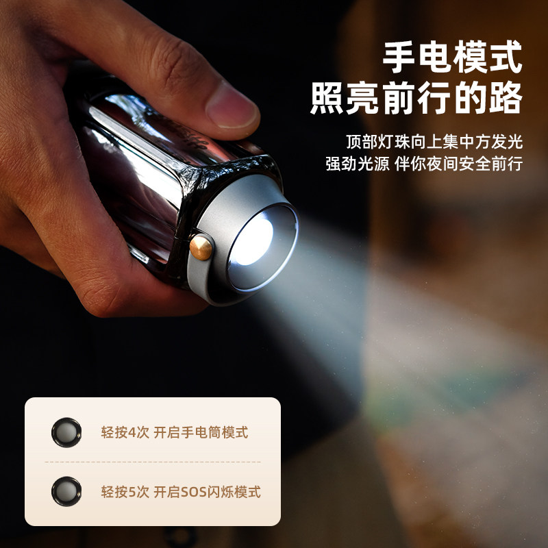 Hispeed户外露营灯超长续航氛围灯照明充电野营帐篷灯露营装备