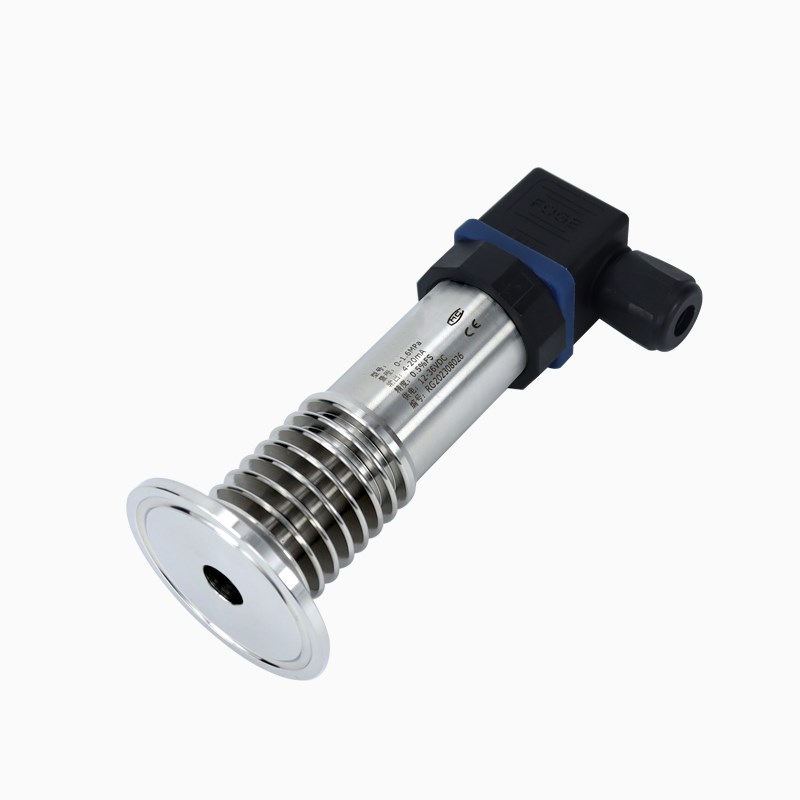 卫生夹头型耐高温压力变送器 快装卡箍平膜型感测器隔膜污水50.5