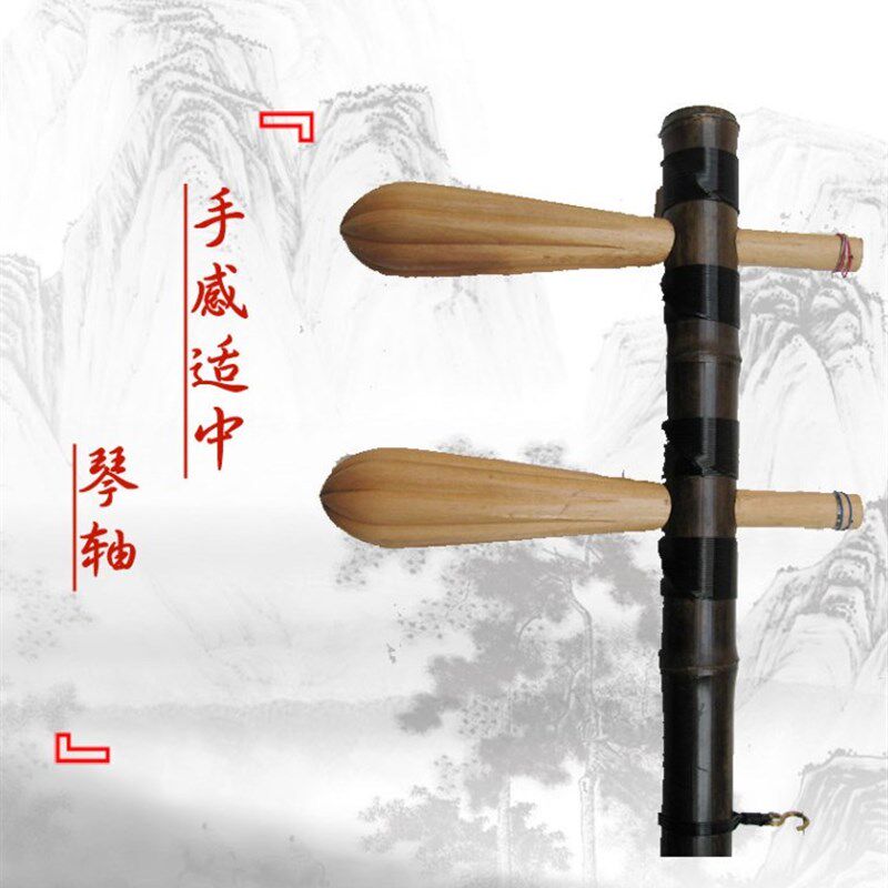 紫竹京胡 乌梢蛇皮西皮大二黄娃娃调两用初学送配件乐器 刘梦虎制