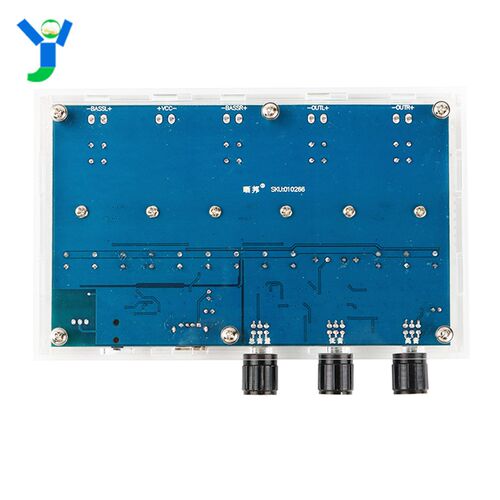 TPA3116D2蓝牙5.0数字功放板四声道2*50W+2*100W发烧高清双重低音
