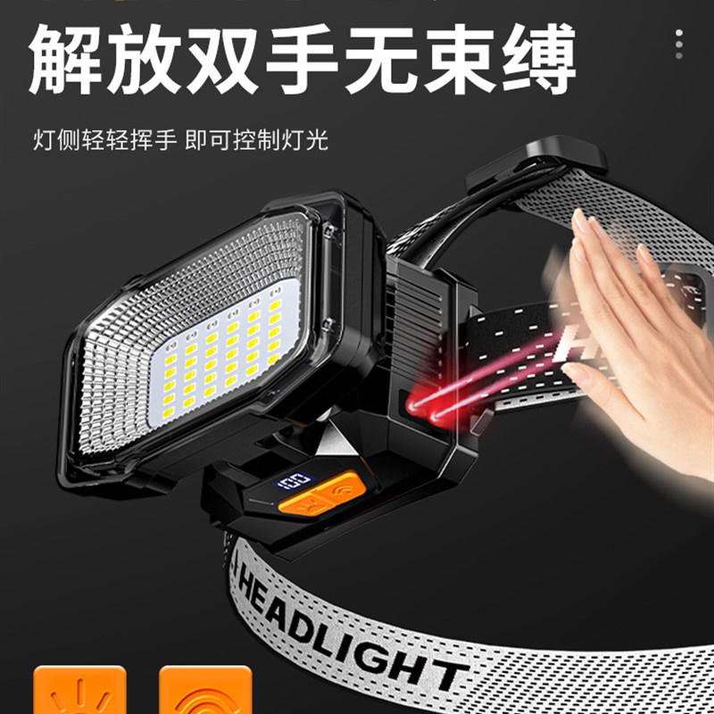 强光蝎子灯2025新款紫光超亮可充电超长电池寿命高功率蝎子灯专用