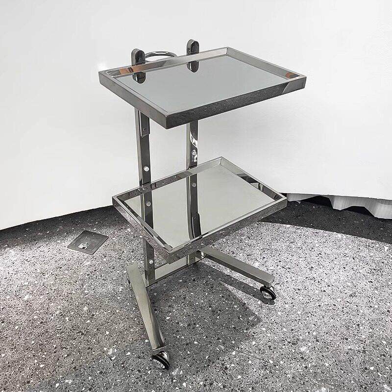 高端理发店推车发型师美发美容烫染工具车发廊专用工具推车杠车柜