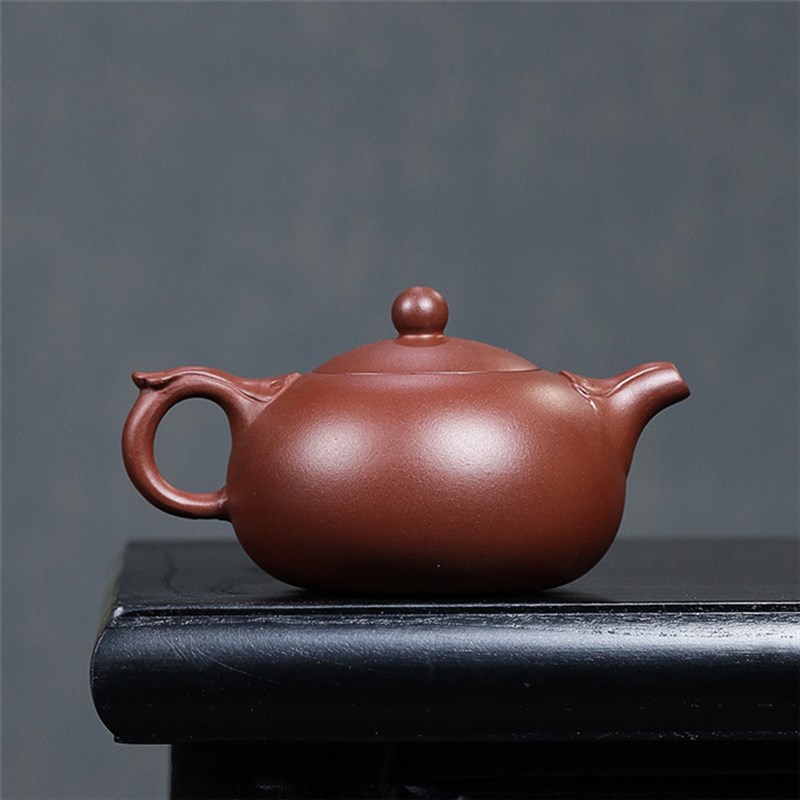 宜兴紫砂壶名家纯手工原矿紫泥如意西施中式茶壶茶具家用270ml