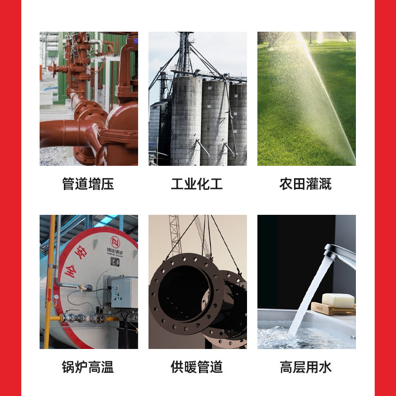 W型单级旋涡离心泵三相380V卧式高扬程清水增压泵高压锅炉自吸泵