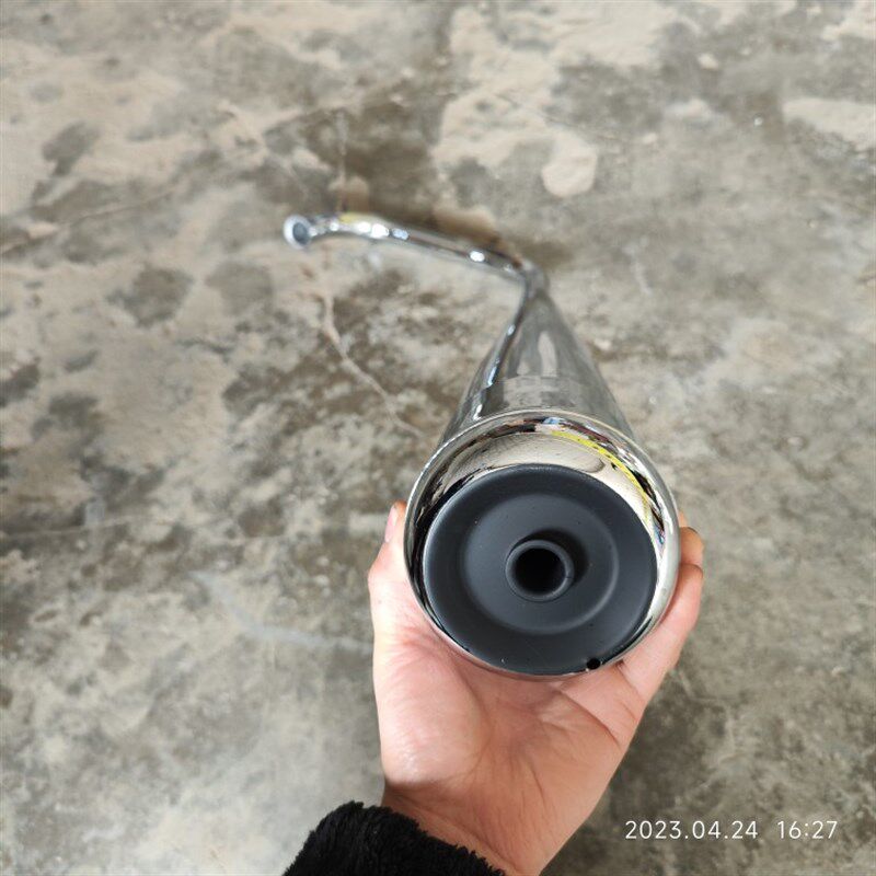 机车配件三阳小野狼125消音器,珠江125仿CG款排气管排气筒响管