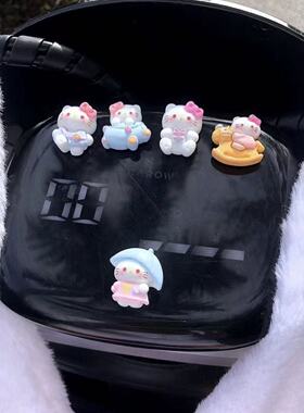 可爱网红新款车载摆件汽车卡通电动车车内饰品中控台屏幕装饰