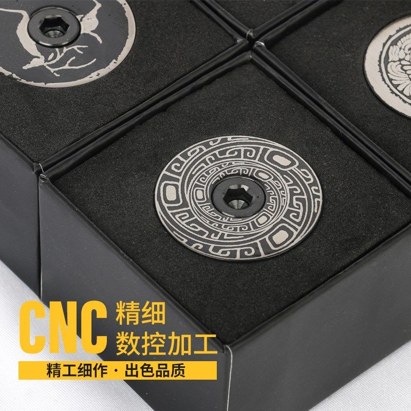 钛合金碗组盖公路山地自行车把立盖超轻个性单车配件含钛螺丝定制