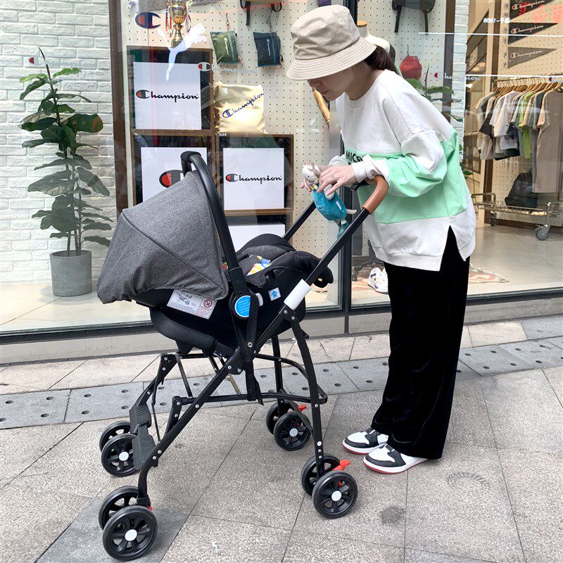 新生婴儿汽车提篮便携式儿童安全座椅手推车简易车架支架子通用