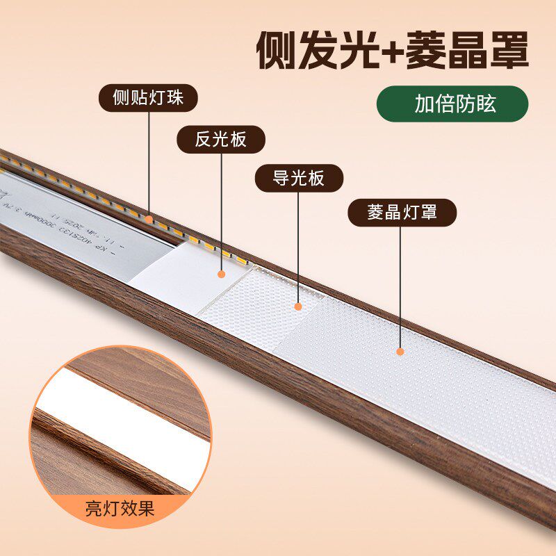 led充电式磁吸感应灯条超薄无线自粘厨房橱柜灯餐边柜灯带免插电