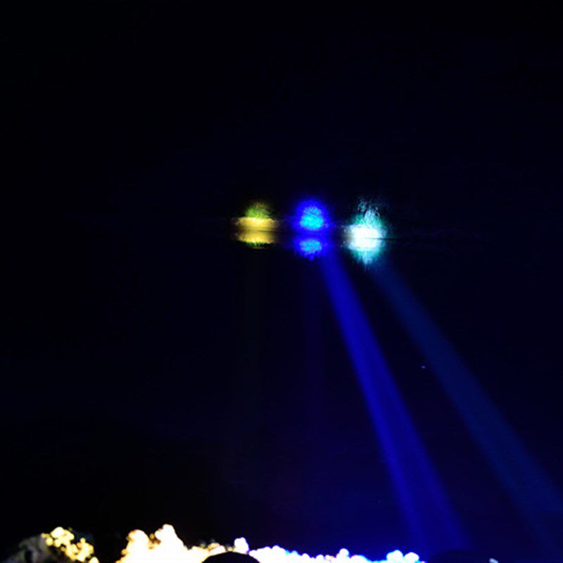 雷光电瓶头灯强光充电头戴式LED电瓶灯分体式头灯钓鱼灯黄光矿灯