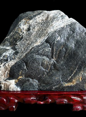 正宗泰山石天然原石泰山石敢当室内客厅补角办公室阳石靠山石摆件