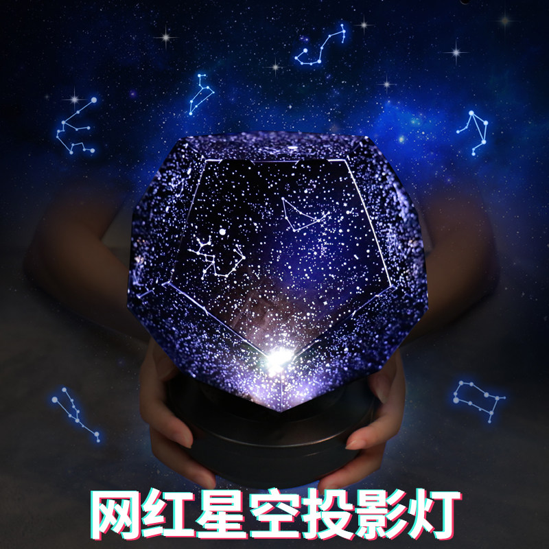 星空灯生日投影灯卧室房间装饰求婚布置满天星氛围小彩灯生日礼物