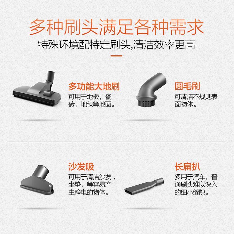 亿力95E-20L商用家用工厂车间干湿吹桶式三用吸尘器大功率吸水机