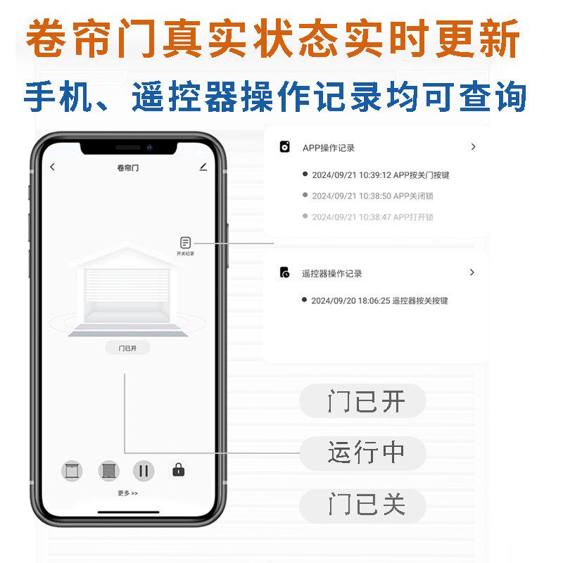 4G卷帘门控制器手机远程开关门车库电动卷闸门控制盒通用自带流量