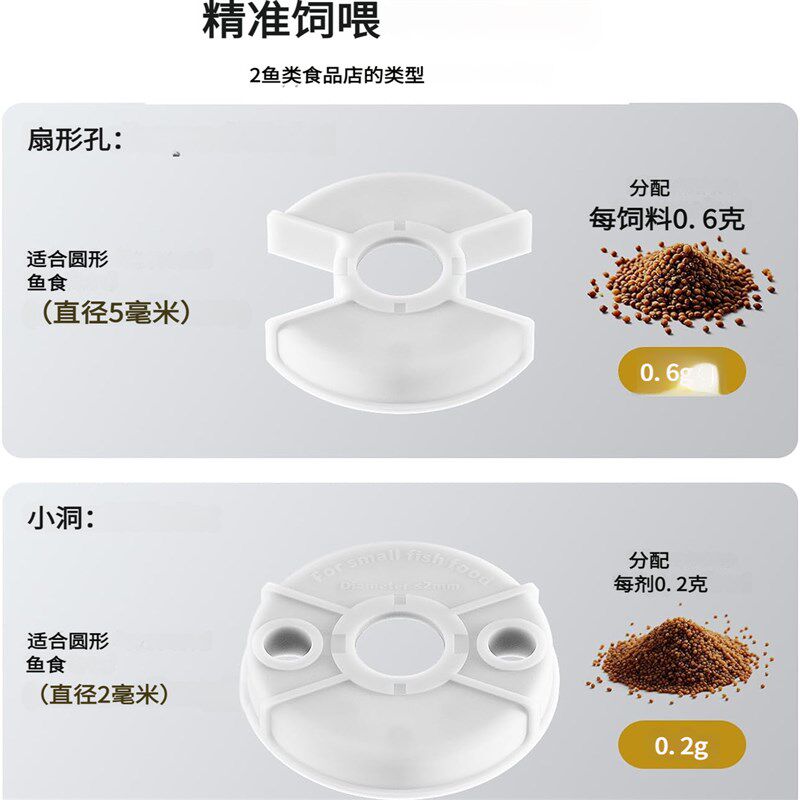 智能鱼缸摄像头APP远程控制定时喂鱼器高清摄像头鱼缸投喂器