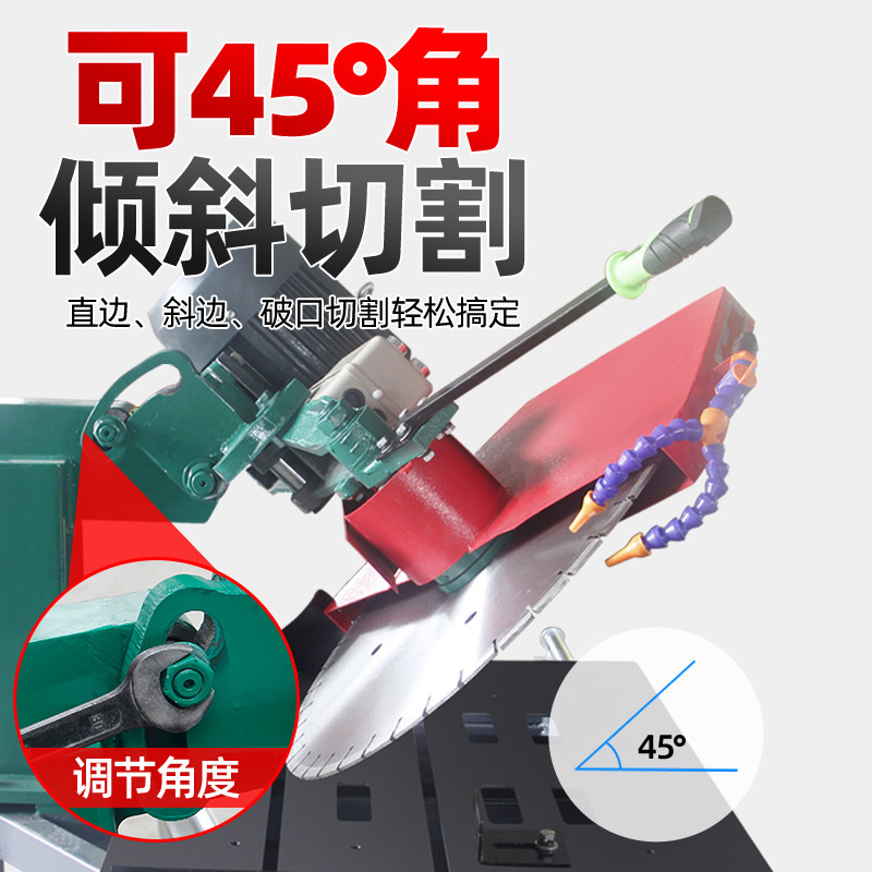 瓷砖专用切割机水切台式推刀手动大型45度倒角瓷片大理石材切石机