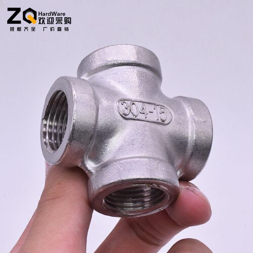 不锈钢四通/直角四通/内牙螺纹四通/4分6分 1寸 DN15 DN20 25接头