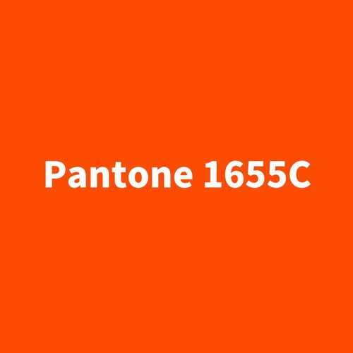 潘通系列Pantone橘黄/橘红/橙红色 1585C 1655C 172C金属自喷漆
