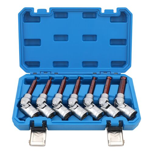 希孟1/2万向内六角套筒 大飞H3~H12内六角扳手旋具头汽修工具套装