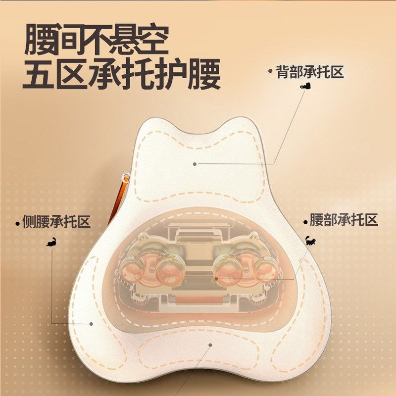 H的礼物清单丨英国喵态JASTOO腰部按摩器 车载靠垫办公解压器