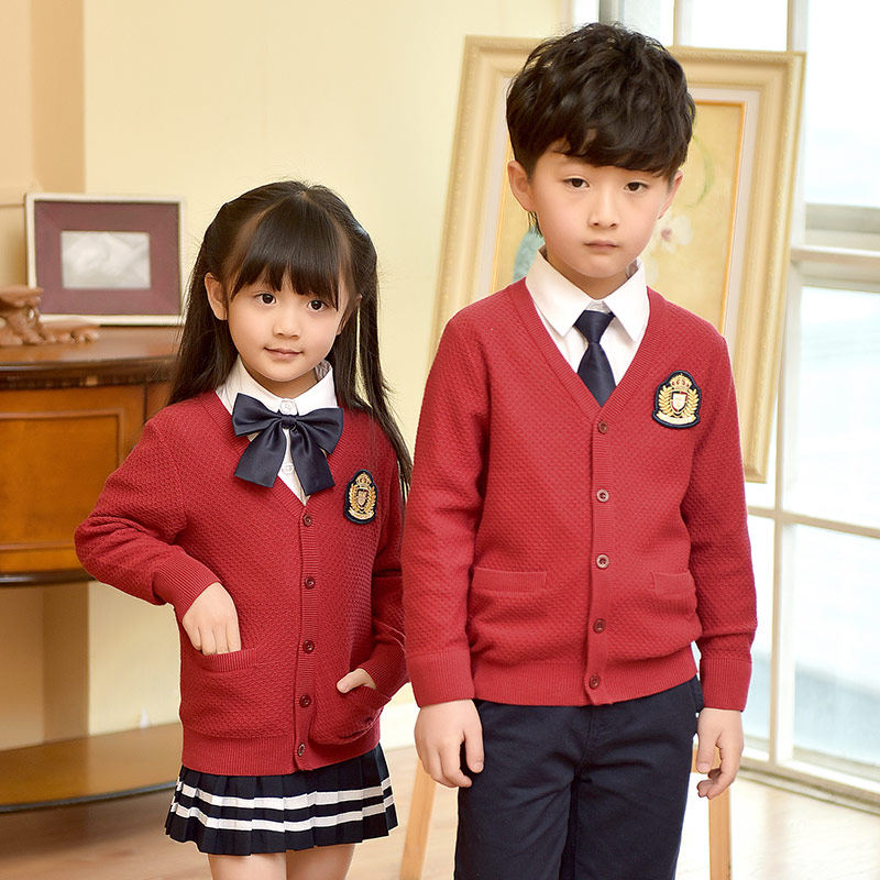 班服2023新款春秋季冬装英伦学院风幼儿园园服初中小学生校服套