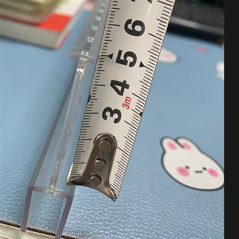 鱼缸隔板加高栏过水栏防鱼螃蟹互窜海鲜池过水条夹12mm玻璃透明蓝
