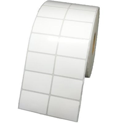铜版纸不干胶4x2.5x4.5x2cm 空白条码纸40x25x45x20mm 铜版标签纸