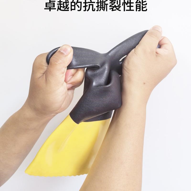 PVC防蜂手套养蜂专用 防蛰防刺穿捉马蜂防胡蜂红娘蜜蜂防护手套