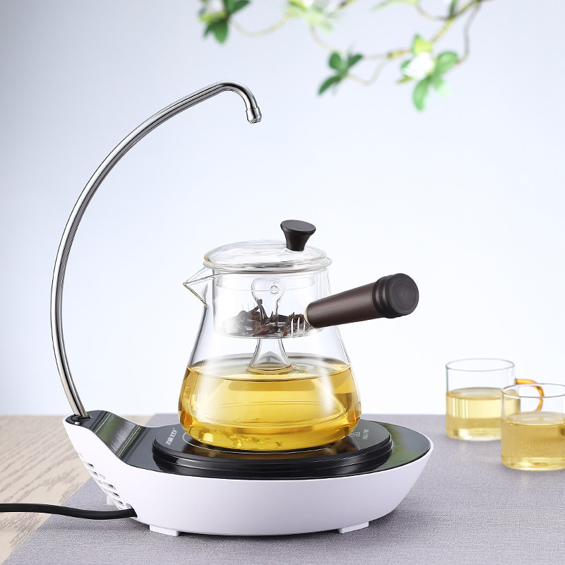 福也电陶炉煮茶器全自动上水茶壶电热煮茶玻璃水壶小型电磁炉家用