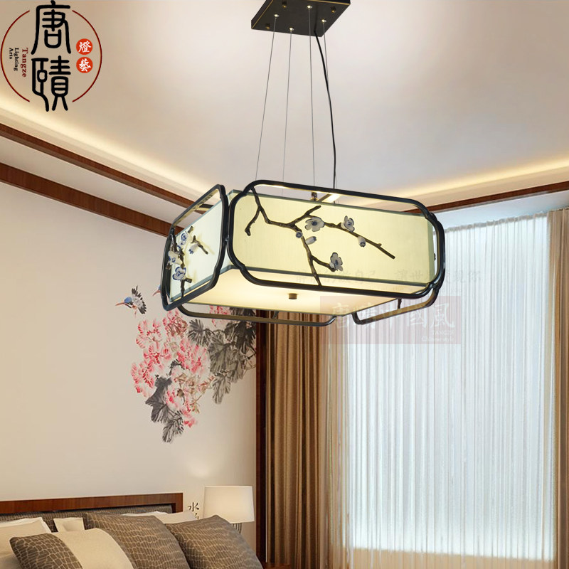 创意铜艺树枝吸顶灯新古典禅意客厅灯新中式卧室餐厅茶艺馆吸顶灯