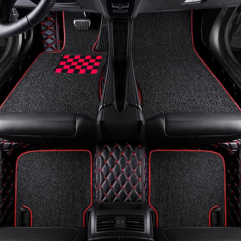 大众朗逸宝来速腾迈腾探歌探岳途观专用汽车脚垫全包围丝圈地垫女