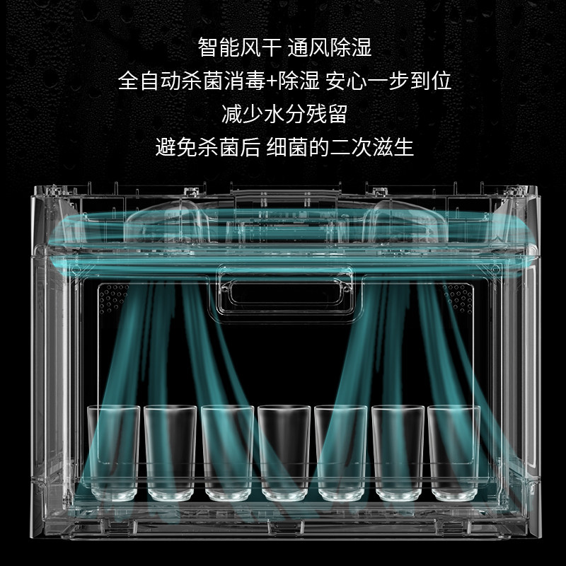 桌面杯子收纳置物架水杯收纳盒防尘消毒款奶瓶托盘沥水杯架子杯架