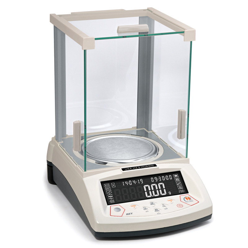 华志HZY电子天平0.01g/0.001g分析天平珠宝秤配RS232电子秤珠宝称