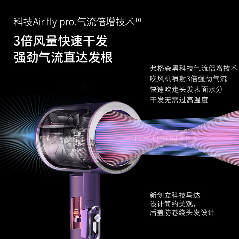 2023折叠电吹风机家用大功率旅行静音负离子护发酒店专用风筒速干