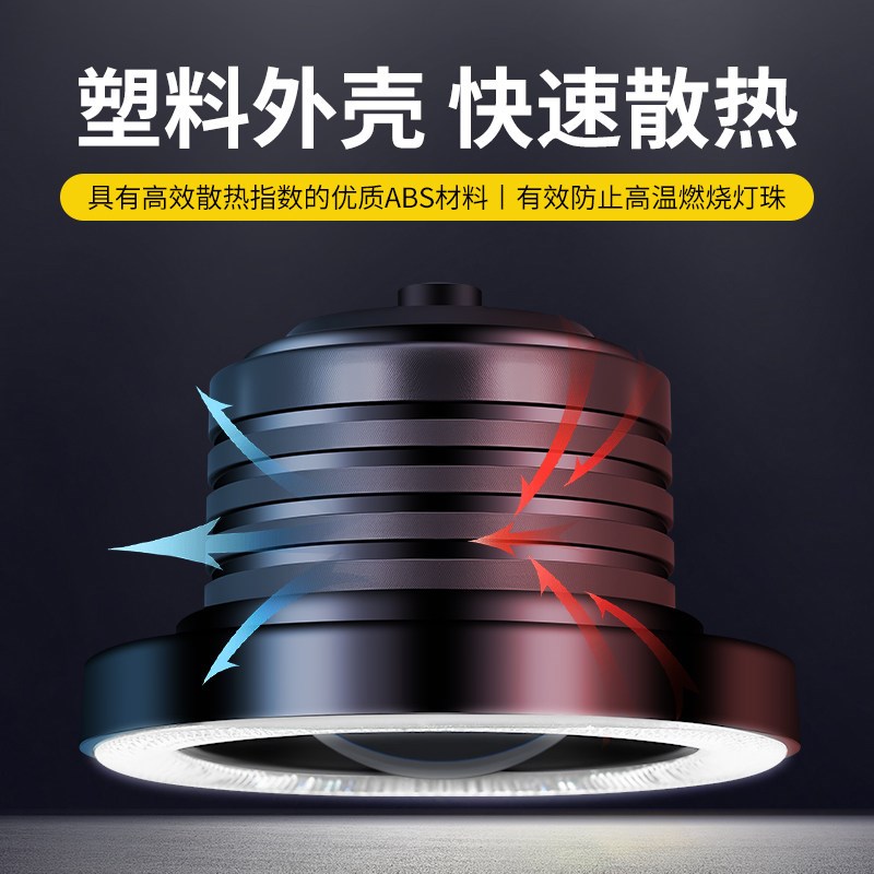 恶魔之眼灯led动态汽车透镜鹰眼氛围灯车用改装货车摩托大灯改装