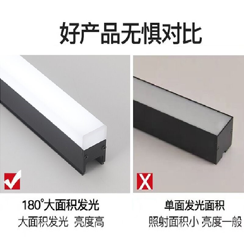 耐高温阳光房专用灯玻璃雨棚灯LED长条灯阳台吸顶灯遥控照明超亮