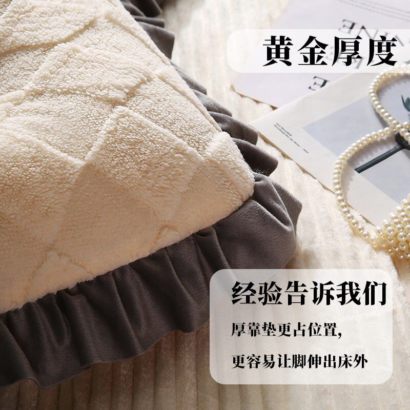 欧式床头软包靠垫2026新款榻榻米公主大靠背垫学生宿舍防撞软靠枕