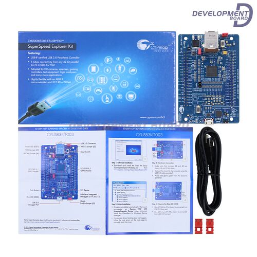 现货 CYUSB3KIT-003 高速接口开发板工具 USB3.0 CYUSB3014 FX3
