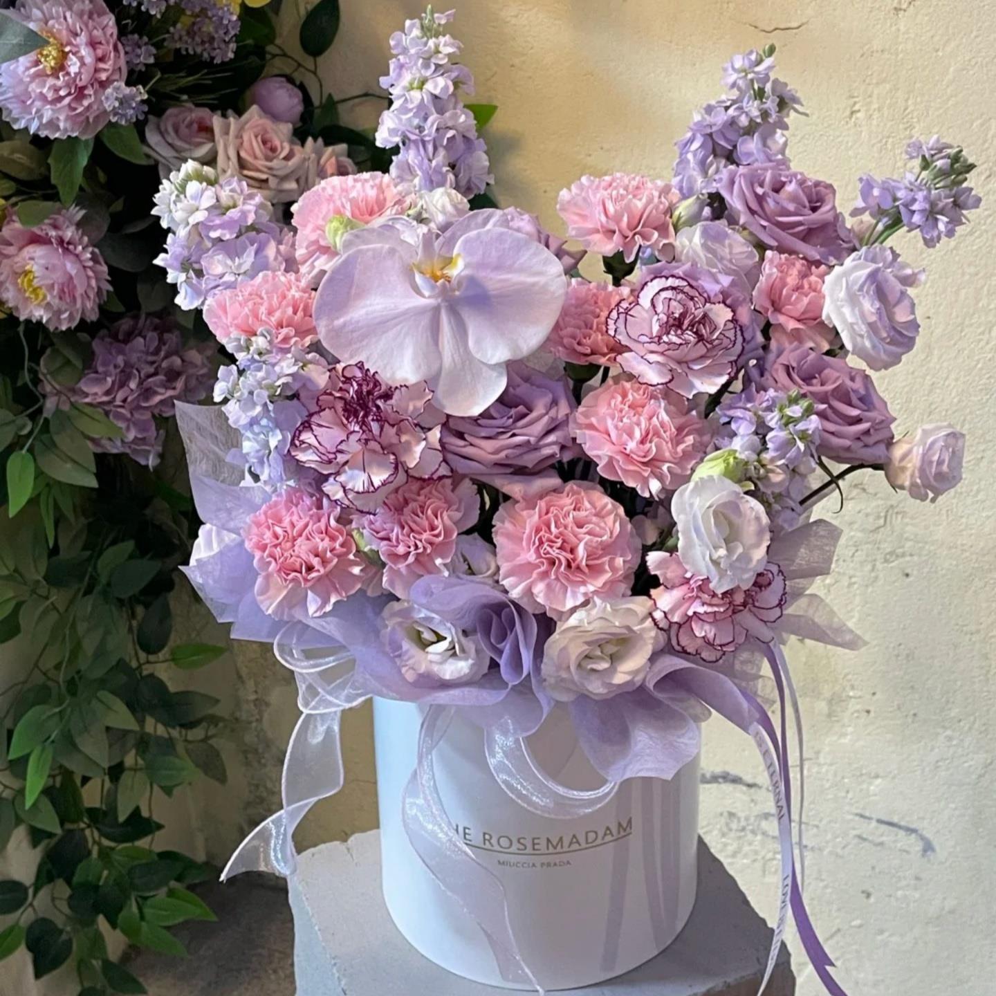 上海生日礼物鲜花快递同城蝴蝶兰玫瑰抱抱桶花束乔迁北京苏州配送