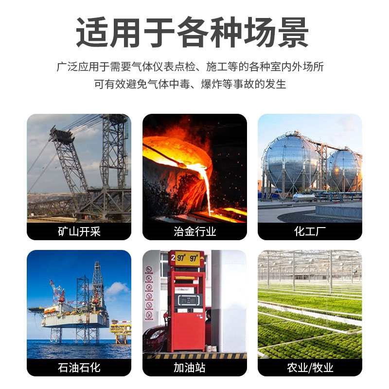 四合一气体检测仪有毒有害工业手持便携式防爆可燃气体探测报警器