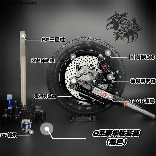 BF-Bat9号q系前面一套q80/q85/qz/q30/q90电动车前叉减震装置