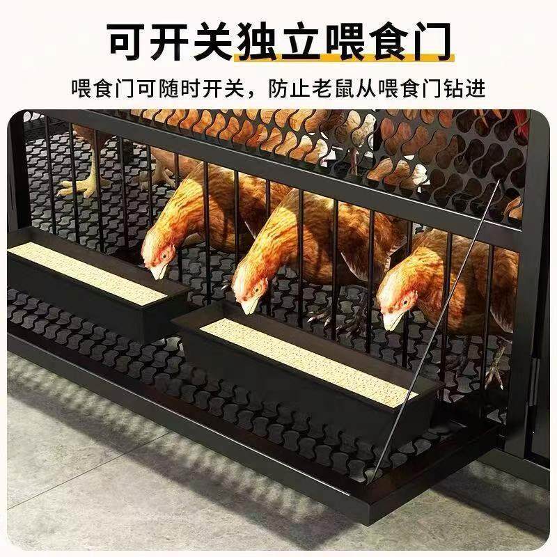 鸡笼子家用室内外农村密网防黄鼠狼自动清粪滚蛋特大号小鸡养殖笼