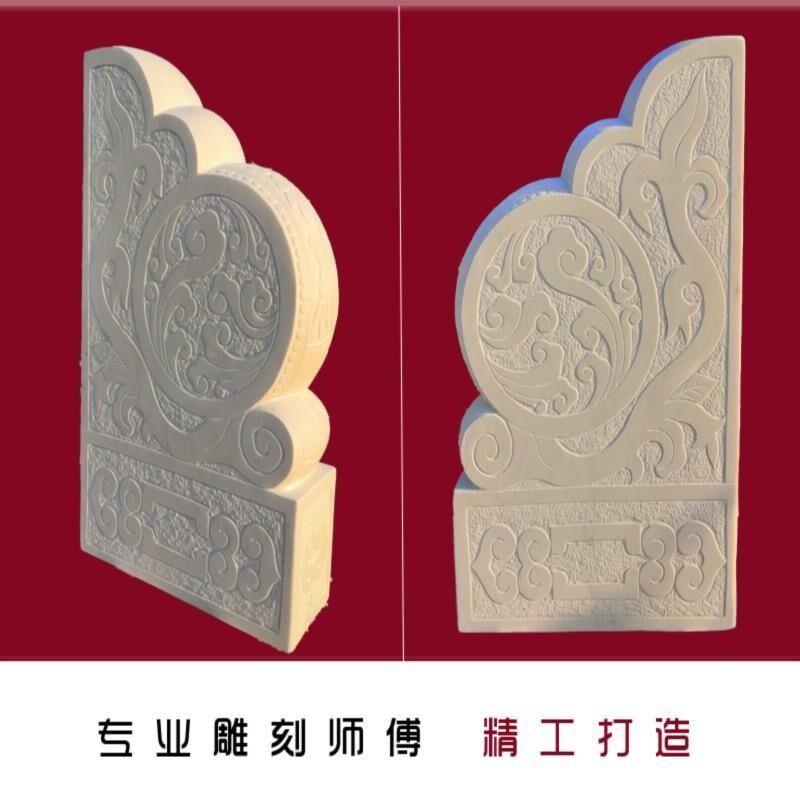 石雕门墩抱鼓石一对 汉白玉石鼓门当摆件 门鼓家用仿古石狮子镇宅