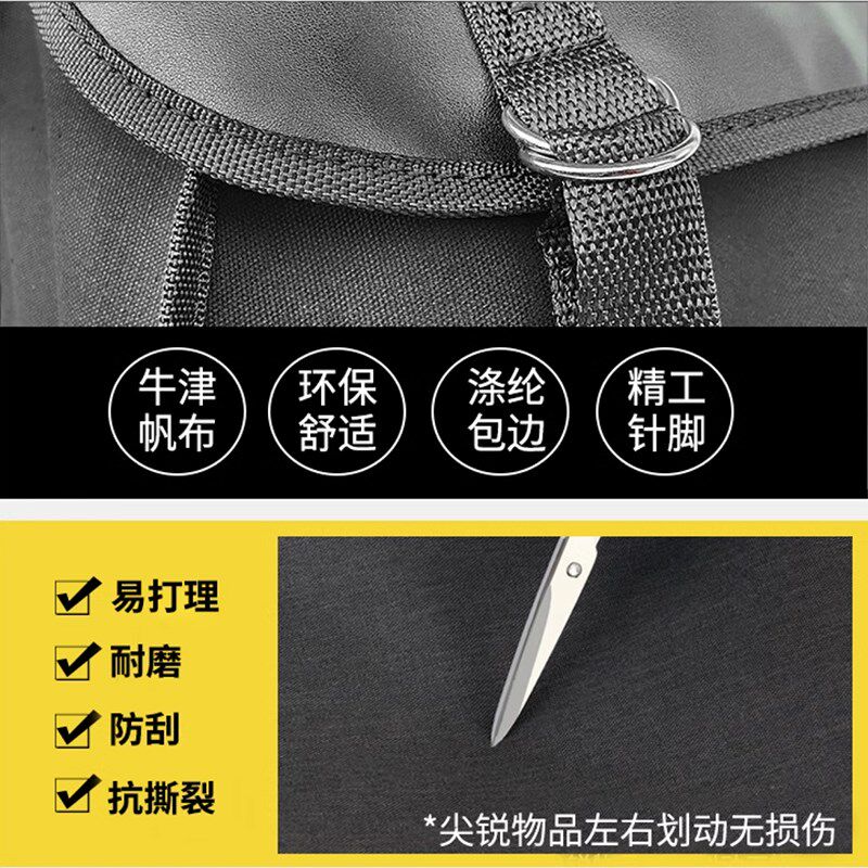 摩托车边包电动车yami帆布挂包幼兽cc110复古邮包踏板车防水驮包