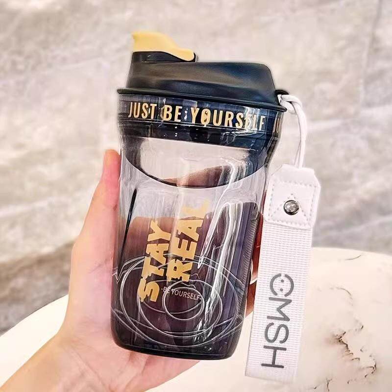 美国正品摇摇杯奶昔杯子健身水杯搅拌杯子耐高温运动杯子蛋白粉杯