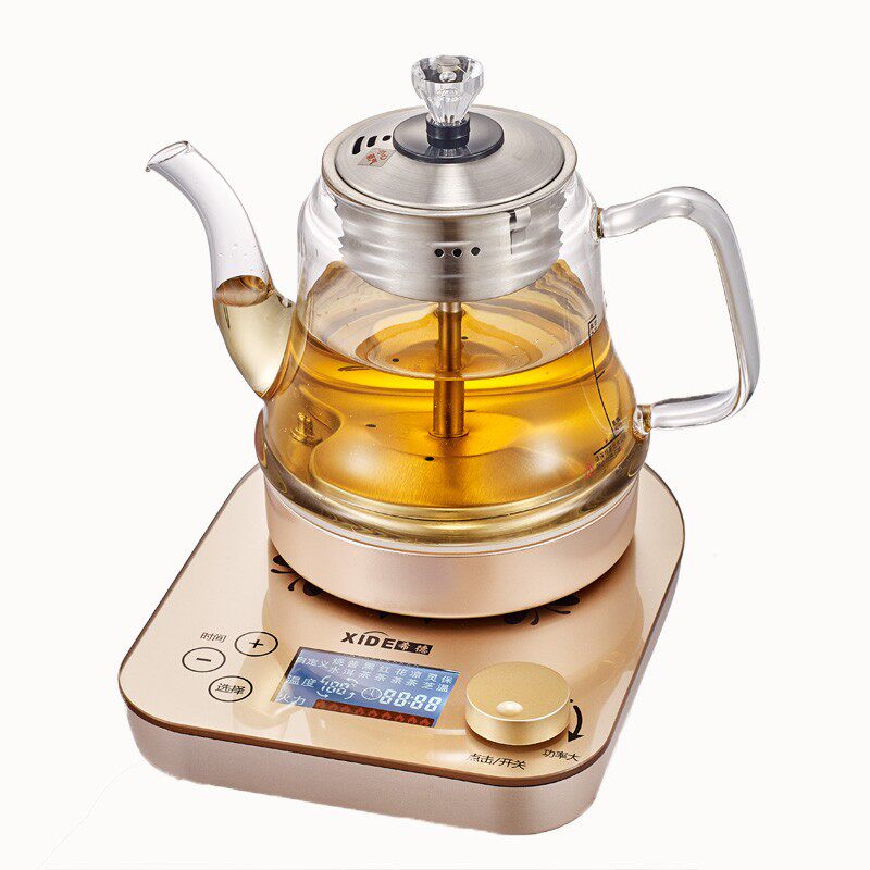 蒸茶壶喷淋式蒸汽玻璃煮茶器安化黑茶专用煮茶壶家用全自动多功能