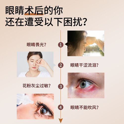 激光手术后墨镜护目镜半全飞秒后遮光眼镜防强光近视icl护眼墨镜